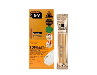 Бустер-сыворотка с микроиглами и витамином в стиках VT Cosmetics Vita-Light Reedle Shot 100 Stick (2 МЛ * 10 ШТ)