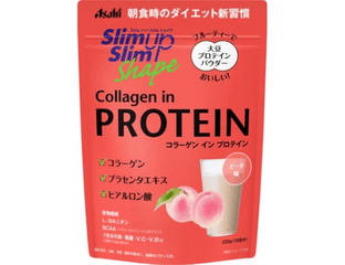 Протеиновый персиковый коктейль с коллагеном Asahi Slim Up Slim Shape Collagen in Protein (225 г)