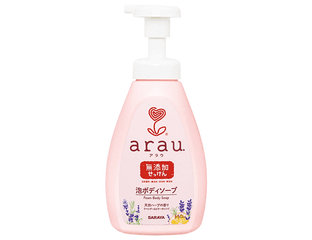 Пенное мыло для тела SARAYA Arau Foam Body Soap с экстрактом розмарина, лаванды и апельсина (550 мл)