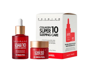 Омолаживающий ночной набор MP Collagen Super 10 Sleeping Care (ампула 10 мл + крем 10 мл)