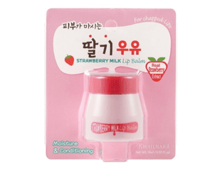Бальзам для губ с экстрактом клубники Kwailnara Strawberry Milk Lip Balm (10 мл)