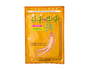 Пластырь с красным женьшенем Himena Red Ginseng Pad 20 штук