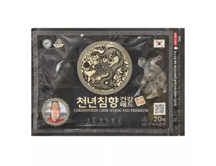 Пластырь для тела с красным женьшенем и маслом удового дерева Daejeon Cheonnyeon Chim Hyang Pad Premium