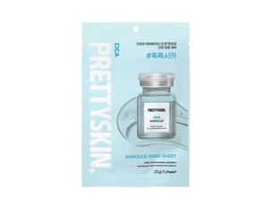PrettySkin Mask Sheet Ampoule Cica Маска ампульная для лица с экстрактом центеллы, 23 гр