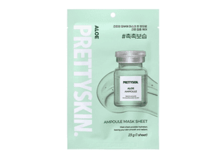 PrettySkin Ampoule Mask Sheet Aloe Маска ампульная для лица с экстрактом алое, 23 гр