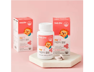 Daily One Bebekids Детский железо +C и D со вкусом клубники, на 60 дн с 3 лет