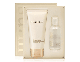 SUM37 Time Energy Набор для очищения: Пилинг - скатка + мицелярная вода 150+100 мл