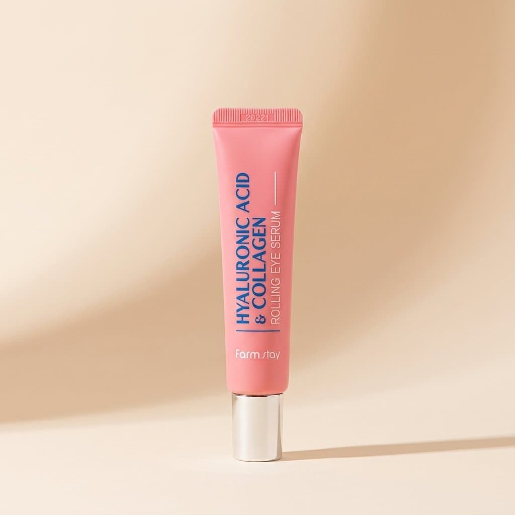 Farmstay Hyaluronic Acid & Collagen Rolling Eye Serum Сыворотка -роллер для век, 25 мл