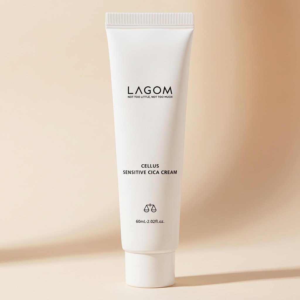Успокаивающий барьерный крем с центеллой Lagom Cellus Sensitive Cica Cream