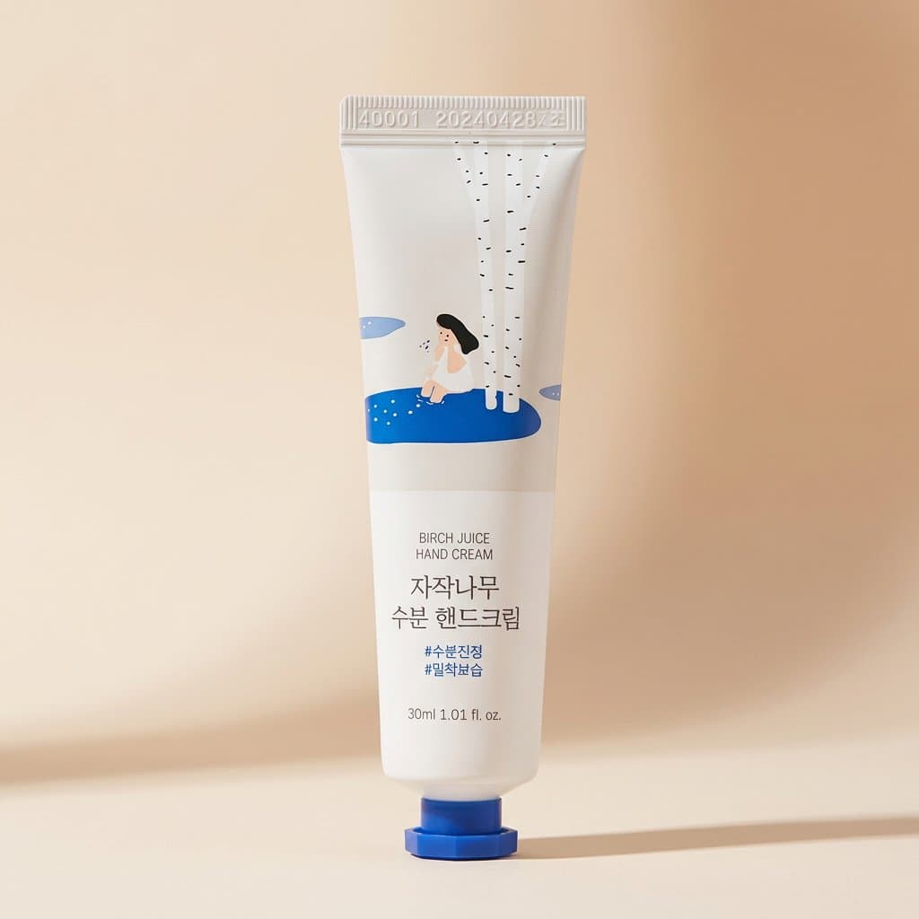 Увлажняющий крем для рук с берёзовым соком Round Lab Birch Juice Hand Cream, 30 мл