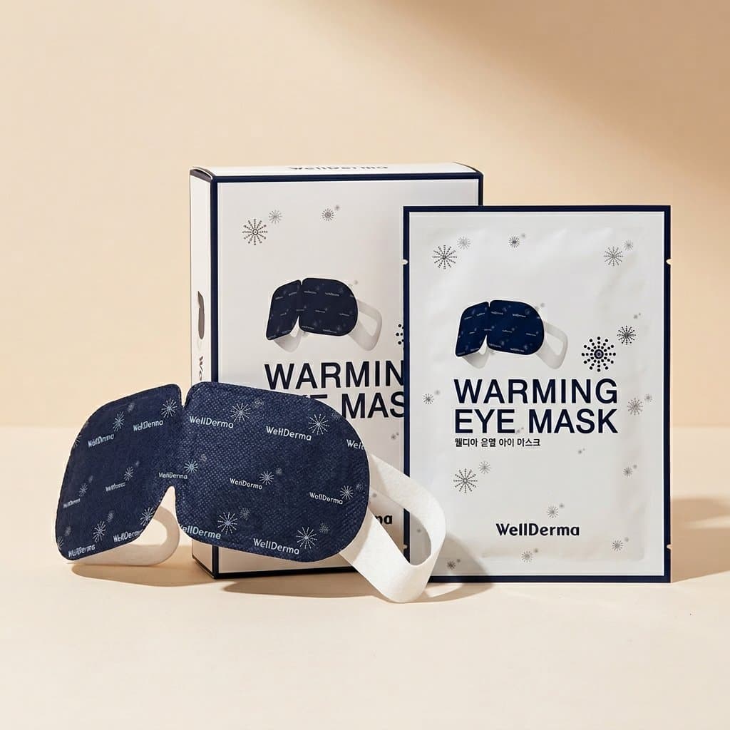 WellDerma Eye Mask Warming — Согревающая и расслабляющая маска для глаз 1 шт