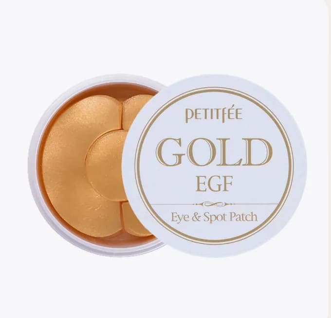 Гидрогелевые патчи для век и межбровья с золотом и EGF 60 шт Petitfee Gold & EGF Eye&Spot Patch