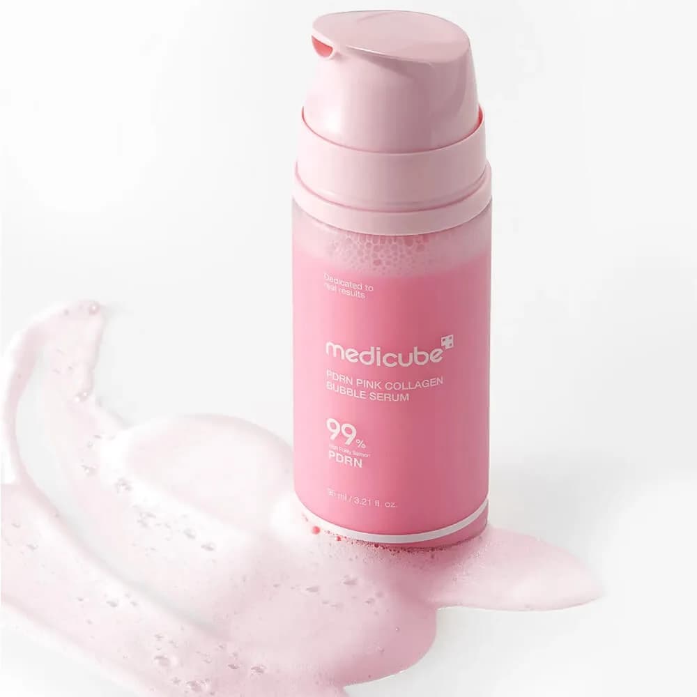 medicube PDRN Pink Collagen Bubble Serum Пузырьковая сыворотка с коллагеном и ПДРН 95 мл