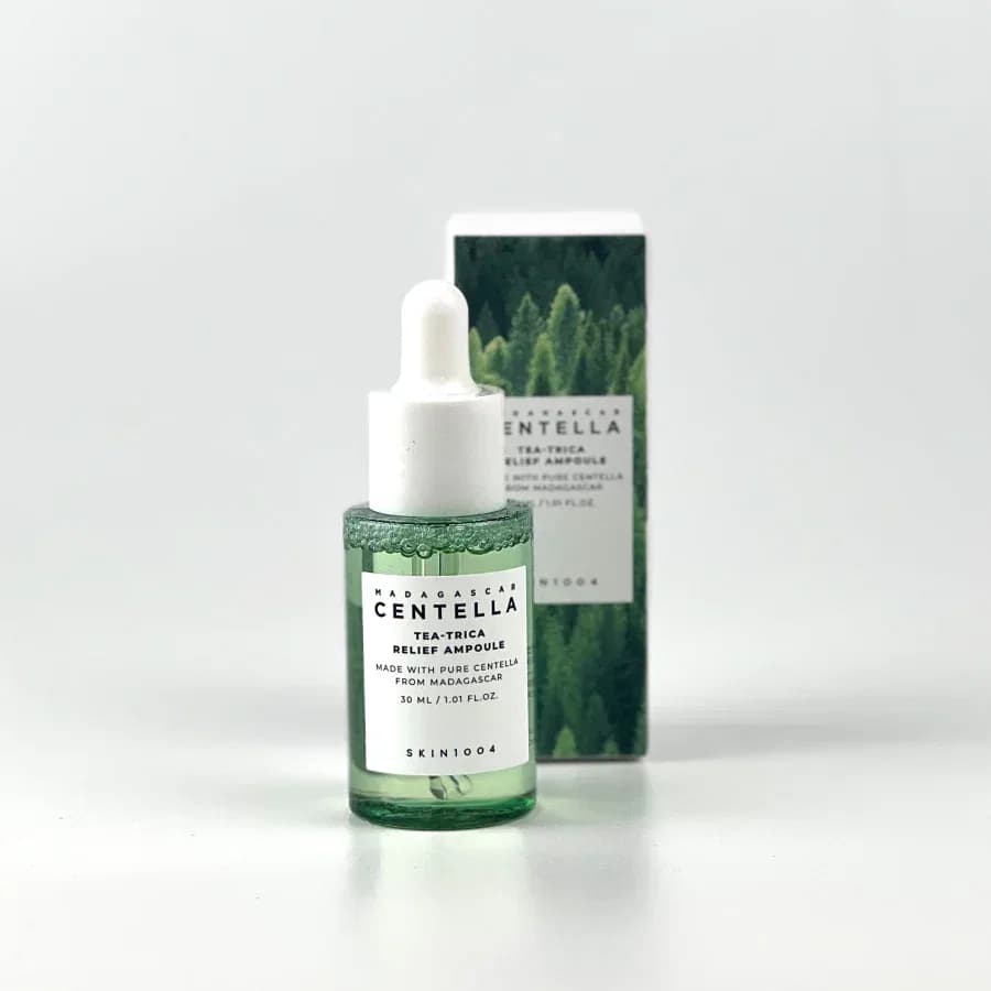 Успокаивающая ампула для проблемной кожи SKIN1004 Madagascar Centella Tea-Trica Relief Ampoule 30мл