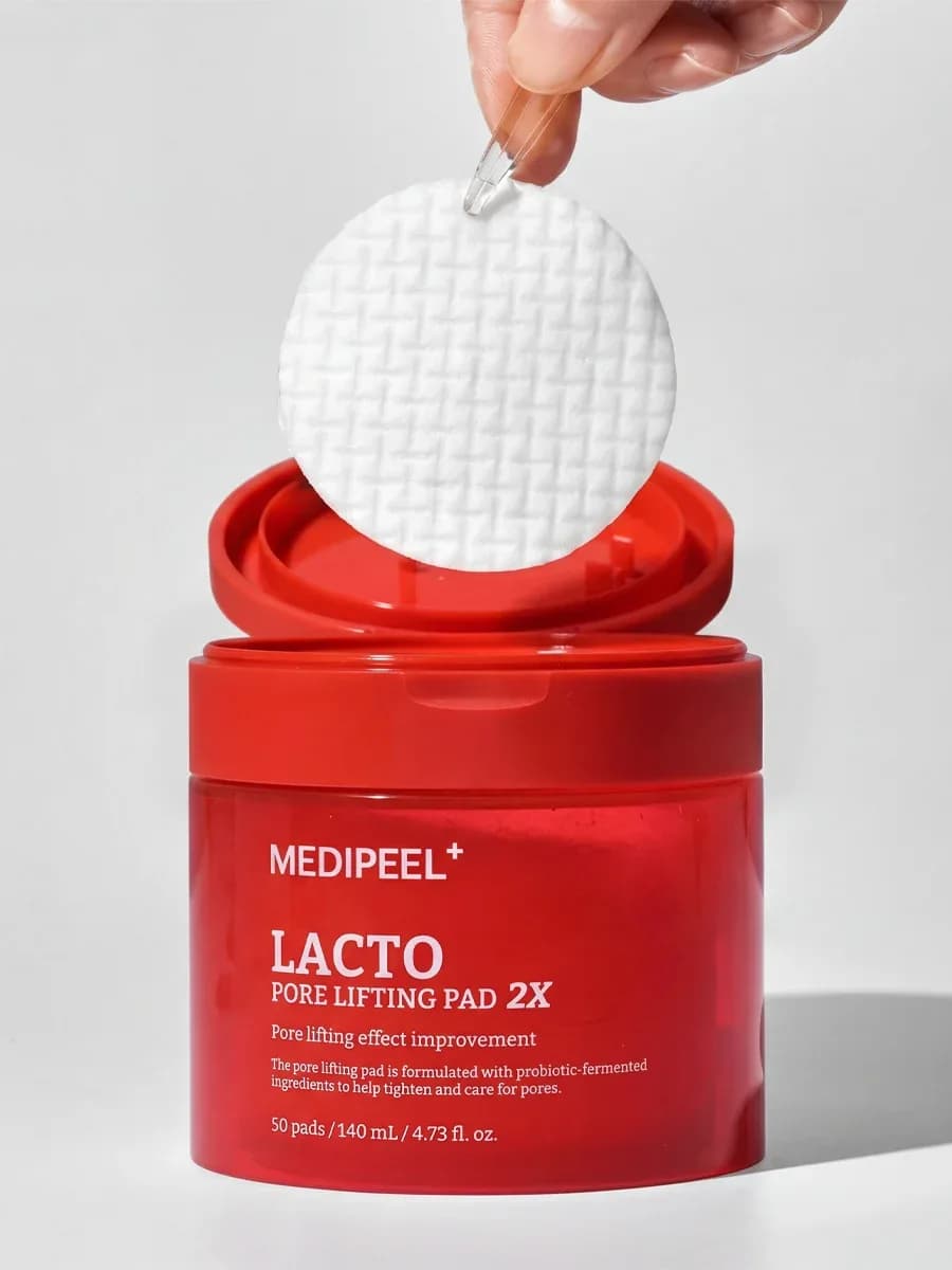 Medi-Peel Lacto Pore Lifting Pad 2Х Пэды с коллагеном для сужения пор 50 шт / 140 мл