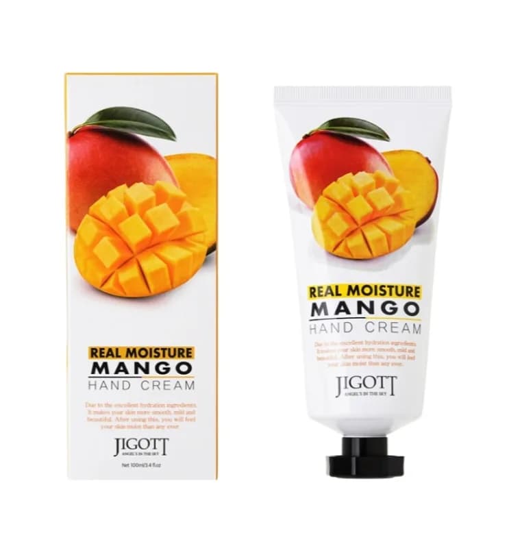 JIGOTT Real Moisture Mango Hand Cream Увлажняющий крем для рук с манго 100 мл