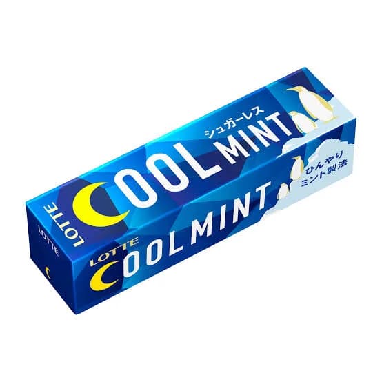 Lotte Жевательная резинка Cool Mint, 26 г, 9 шт