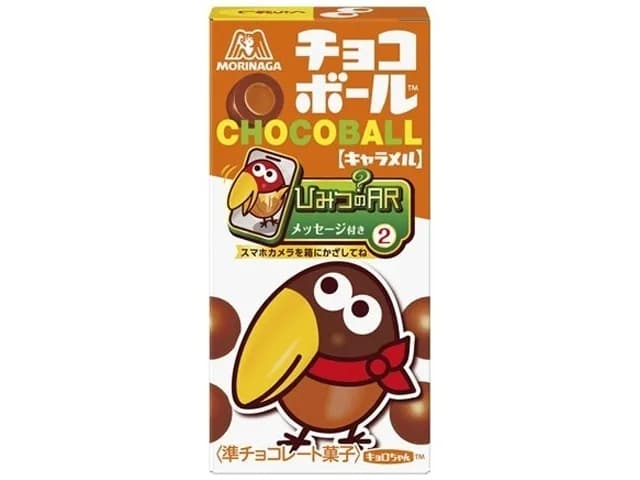 Morinaga Chocoball Карамель в шоколадной глазури 28г