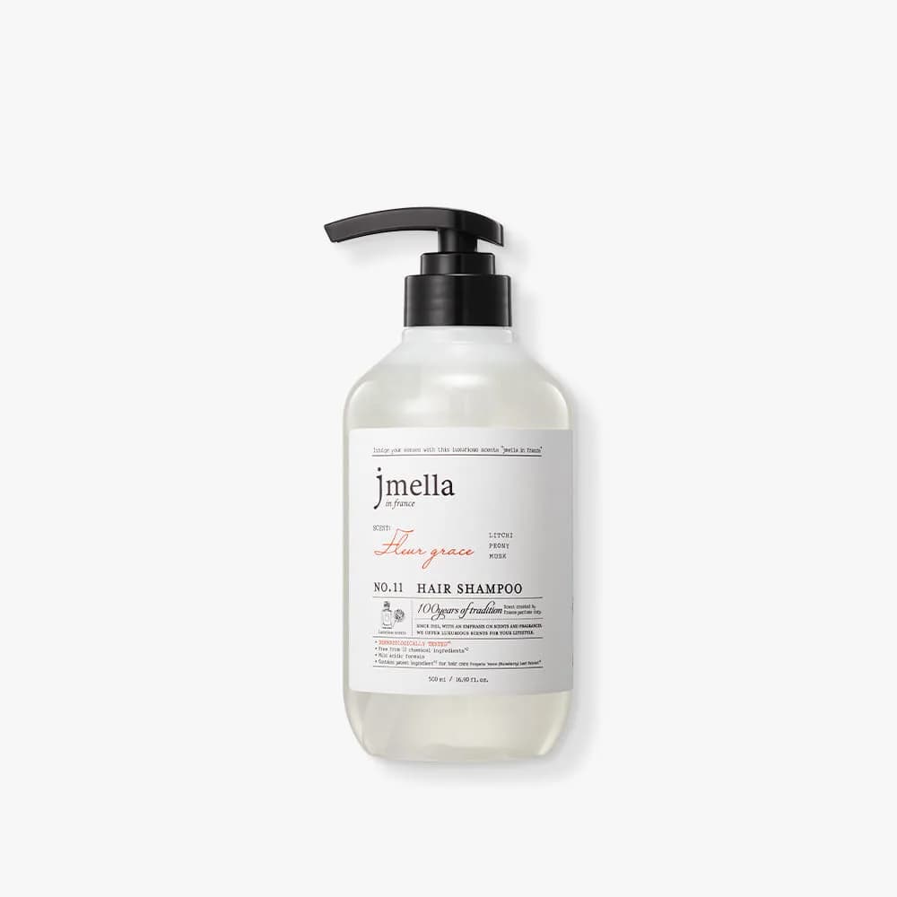 Парфюмированный шампунь для волос Jmella In France Fleur Grace Hair Shampoo №11 /Личи, пион, мускус/