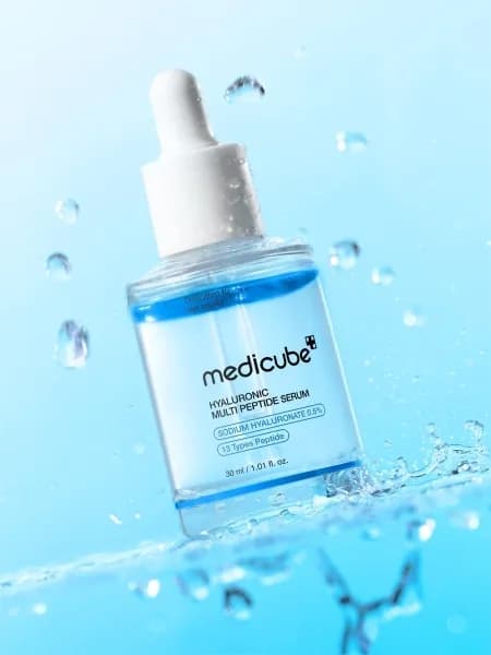 Двухфазная лифтинг-сыворотка с пептидами и ПДРН Medicube Hyaluronic Multi Peptide Serum