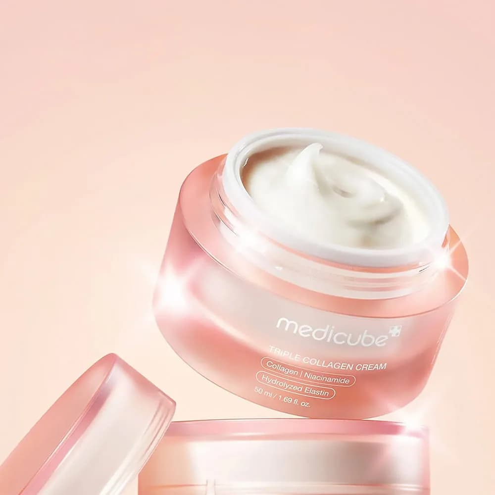 Питательный крем для упругости кожи с тройным коллагеном Medicube Triple Collagen Cream